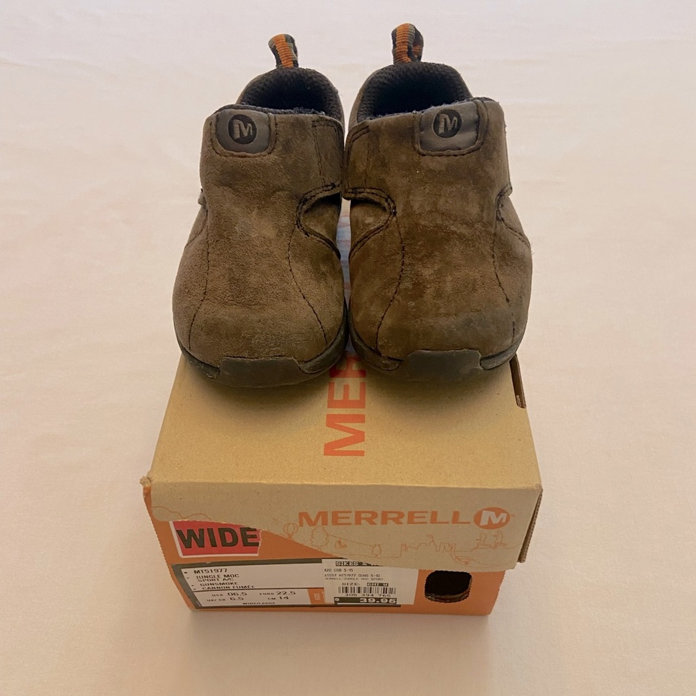 EUC Merrell toddler size 6.5 wide shoes